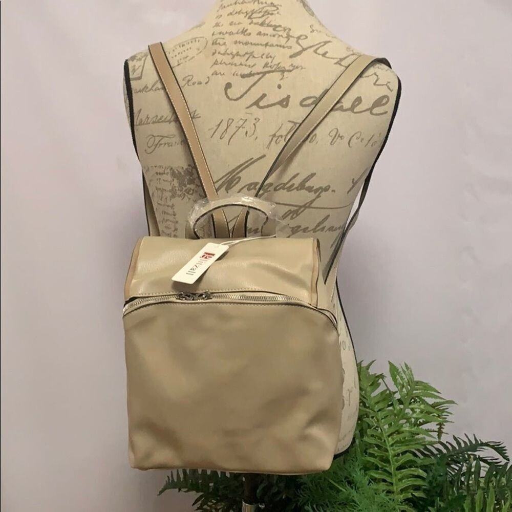 NWT GLITZALL BEIGE BACKPACK